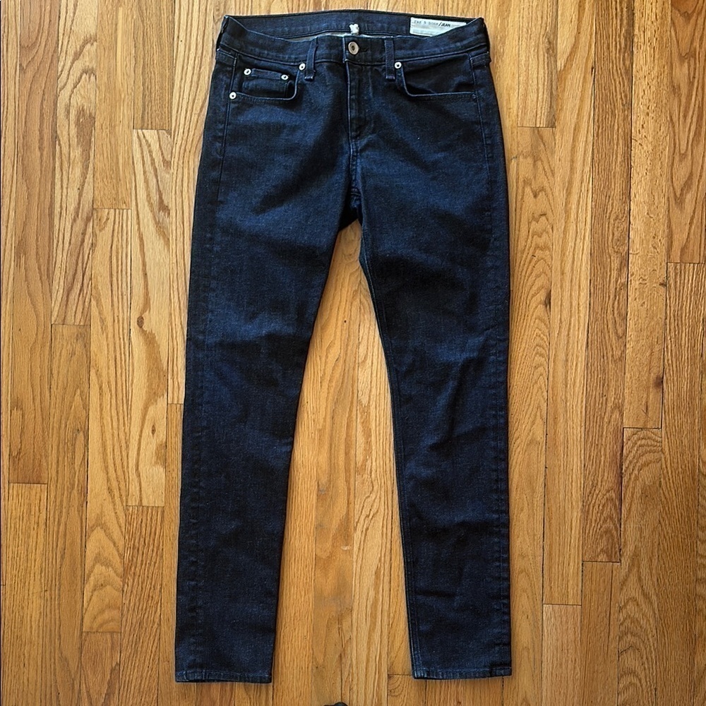 Rag & Bone sz 28 Dre Jean in dark indigo wash great pre owned condition